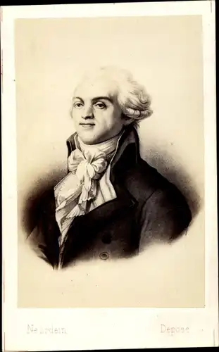 Carte de Visite Maximilien de Robespierre