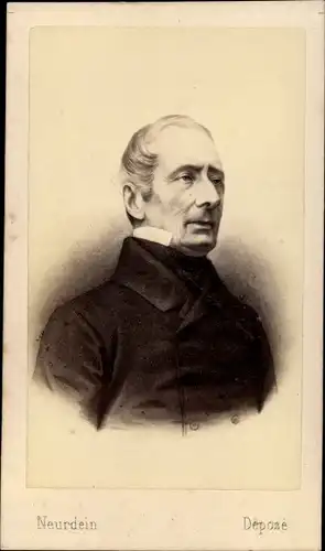 Carte de Visite Dichter Alphonse de Lamartine