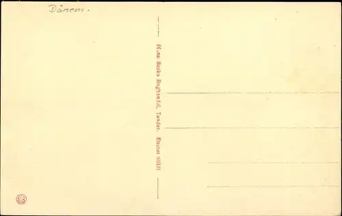Ak Tønder Tondern Dänemark, Ostergade