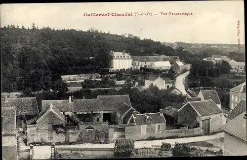 Ak Guillerval Chanval Essonne, Vue Panoramique