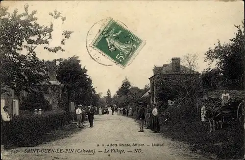 Ak Saint Ouen le Pin Calvados, Le Village