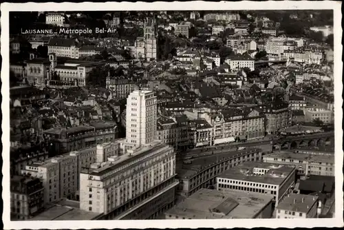 Ak Lausanne Kanton Waadt, Metropole Bel Air