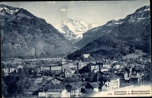 Ak Interlaken Kanton Bern Schweiz, Gesamtansicht