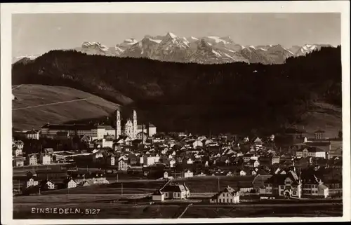 Ak Einsiedeln Kanton Schwyz Schweiz, Gesamtansicht