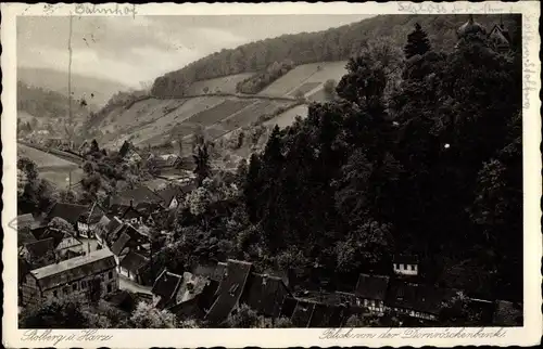 Ak Stolberg Südharz, Blick von der Dornröschenbank