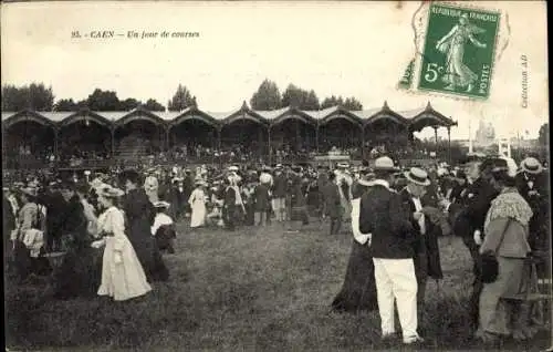 Ak Caen Calvados, Un jour de courses