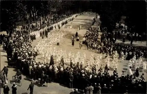 Ak Caen Calvados, Fest, Feier