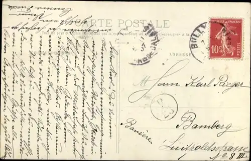 Ak Dijon Côte d'Or, Gesamtansicht mit Saint Michel