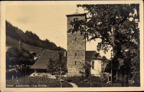 Ak Adelboden Kanton Bern Schweiz, Kirche