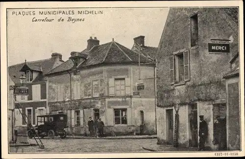 Ak Beynes Yvelines, Plaques municipales Michelin