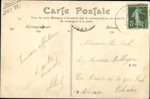 Ak Igny Essonne, Institution Saint Nicolas, Le Jardin d'Agrement