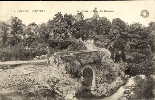 Ak Gimel les Cascades Correze, Pont des Cascades