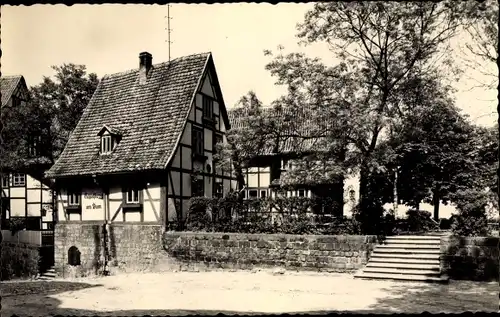 Ak Quedlinburg, HO Gaststätte Schloßkrug am Dom, Außenansicht
