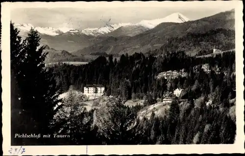 Ak Mariahof Steiermark, Pichlschloss mit Tauern