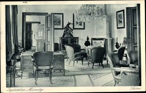 Ak Mürzsteg Steiermark, Jagdschloss, Salon