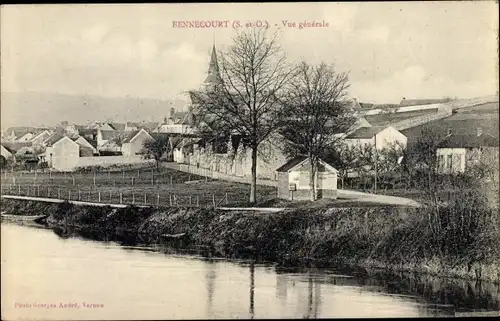 Ak Bennecourt Yvelines, Vue generale