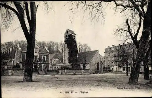 Ak Juvisy Essonne, L'Eglise