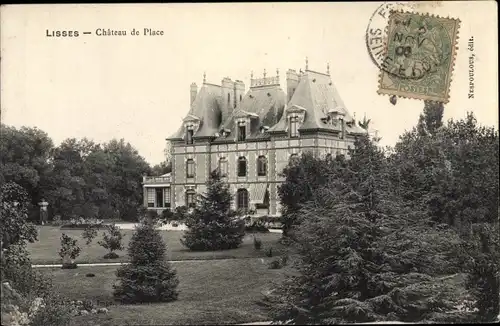 Ak Lisses Essonne, Chateau de Place