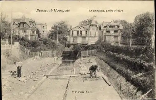 Ak Beuzeval Houlgate Calvados, Le Drochon, petite riviere