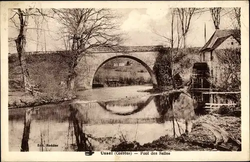 Ak Ussel Correze, Pont des Salles