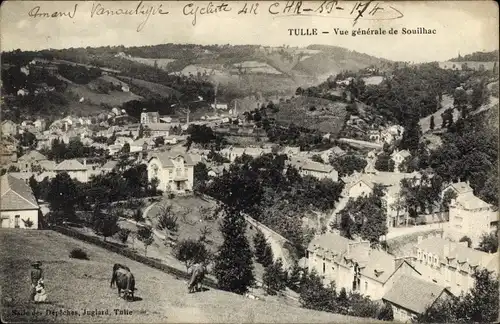 Ak Tulle Correze, Vue generale du Souilhac