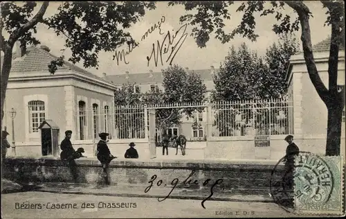 Ak Béziers Hérault, Caserne des Chasseurs