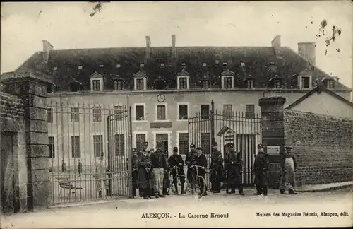 Ak Alencon Orne, La Caserne Ernouf