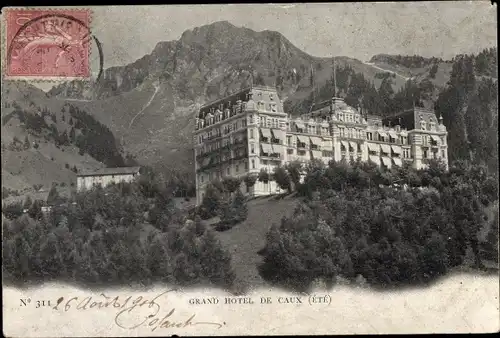 Ak Caux Montreux Kanton Waadt, Grand Hotel de Caux