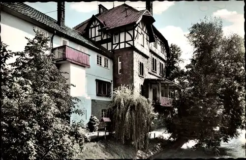 Ak Niederbergheim Warstein im Sauerland, Gasthof und Pension J. Wrede