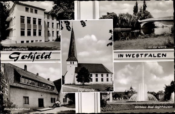 Ak Gohfeld Löhne Westfalen, Landfrauenschule