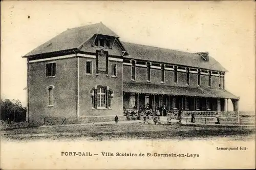 Ak Portbail Manche, Villa Scolaire de St Germain en Laye