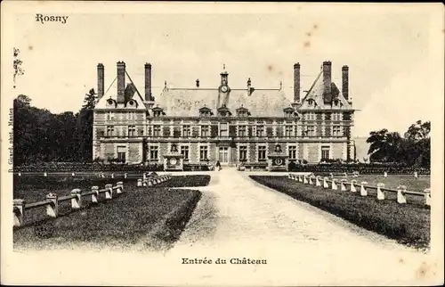 Ak Rosny sur Seine Yvelines, Château