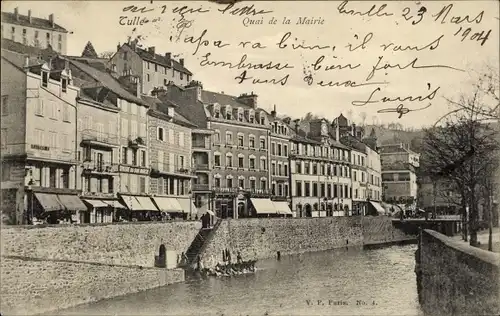 Ak Tulle Correze, Quai de la Mairie