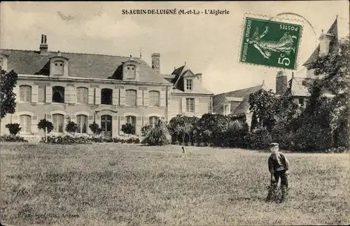 Ak Saint Aubin de Luigné Maine et Loire, L'Aiglerie