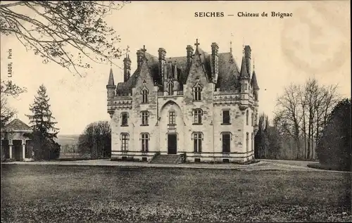 Ak Seiches Maine et Loire, Chateau de Brignac