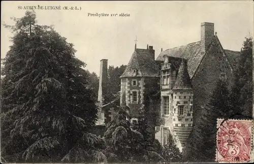 Ak Saint Aubin de Luigné Maine et Loire, Presbytere