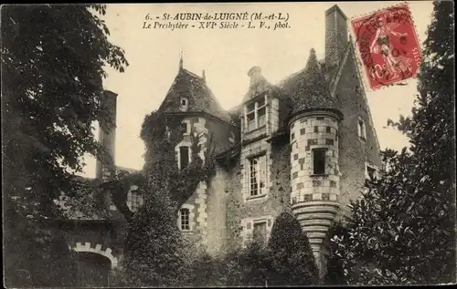 Ak Saint Aubin de Luigné Maine et Loire, Presbytere