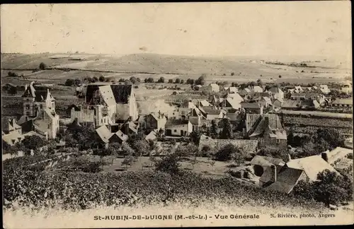 Ak Saint Aubin de Luigné Maine et Loire, Vue Generale