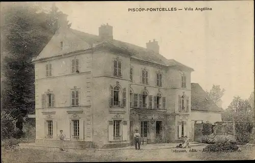 Ak Piscop Pontecelles Val d Oise, Villa Angelina