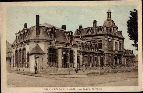 Ak Persan Val-d’Oise, Mairie et Poste