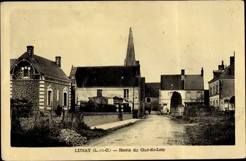 Ak Lunay Loir et Cher, Route du Gue du Loire