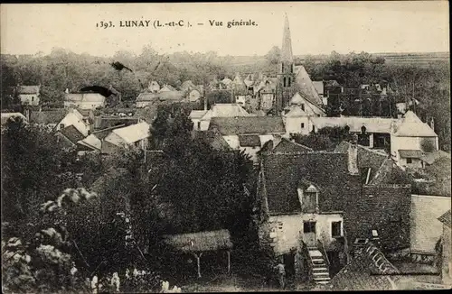 Ak Lunay Loir et Cher, Vue generale