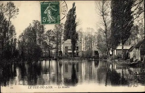 Ak Le Gué du Loir Loir et Cher, Le Moulin