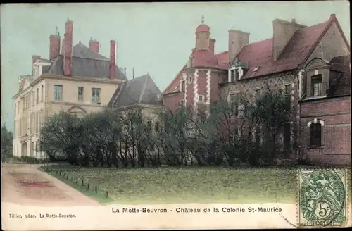 Ak Lamotte Beuvron Loir et Cher, Chateau de la Colonie St Maurice