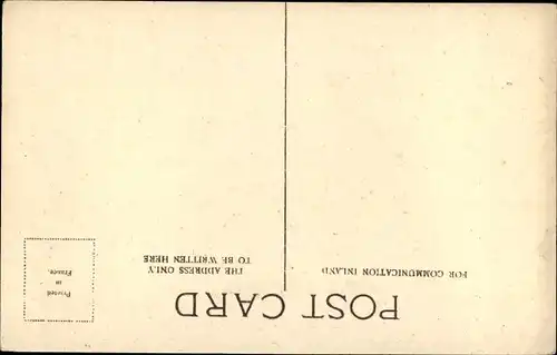 Künstler Ak Portrait von einem Mann