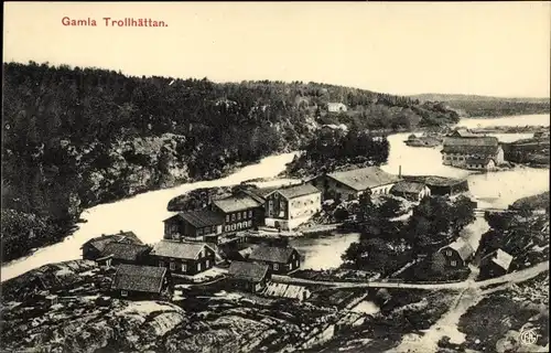 Ak Trollhättan Schweden, Gamla