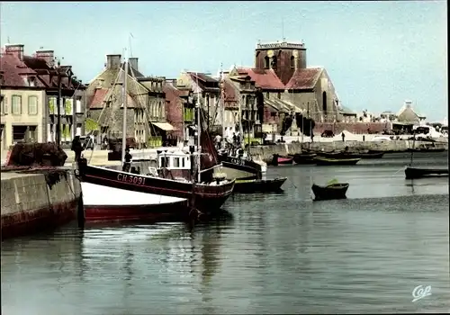 Ak Barfleur Manche, Le Port