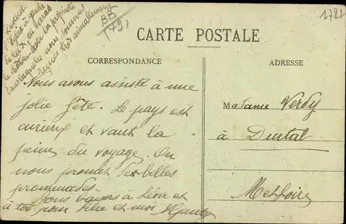 Ak Le Puy Notre Dame Maine et Loire, Vue generale