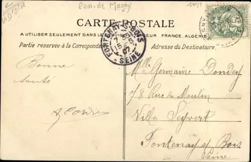 Ak Arthieul Magny en Vexin Val-d’Oise, Vue Generale