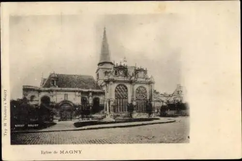 Ak Magny Val-d’Oise, L'Eglise